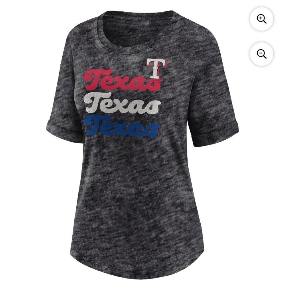 NEW Women's Texas Rangers SS Tshirt SM &‎ MED NWT